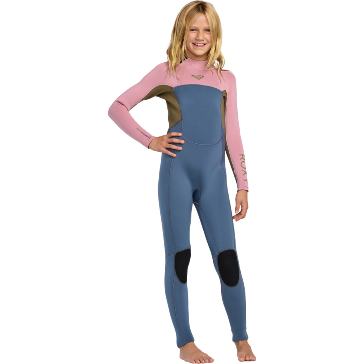 2026 Roxy Junior Prologue + 3/2mm Back Zip Våddragt 26RW213506 - Ash
